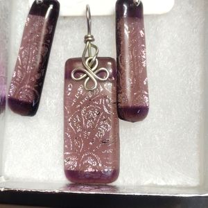 Pendant and Earrings